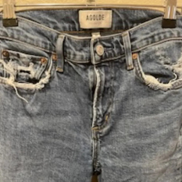 AGOLDE TONI straight ankle jeans style a133f-3002. size: 25 - Picture 5 of 7